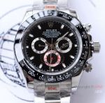 Swiss Quality Rolex Daytona Black Dial 43mm Stainless steel Watch
